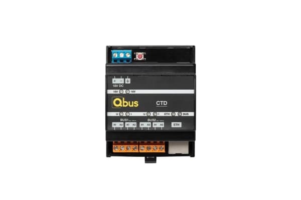 Contrôleur pour 10 modules Qbus (extensible), alimentation et commande Qbus Cloud inclus