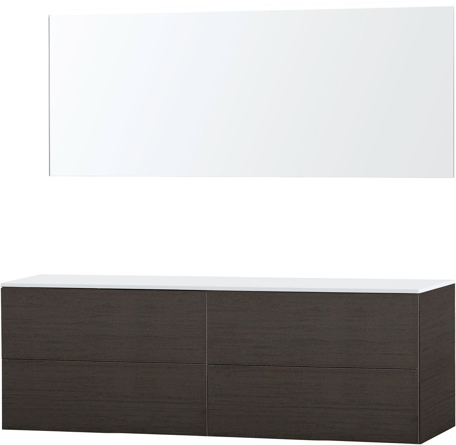 MEUBLE PURO DUO WENGE 180 SOLID A POSER MIROIR
