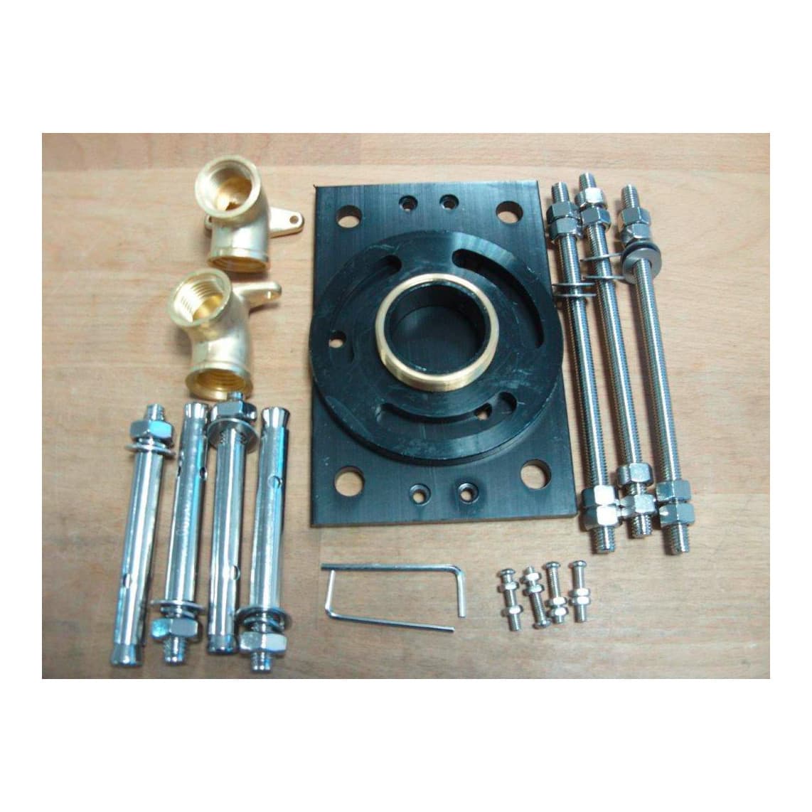 02006 Kit de montage, pour mitigeur de bain en pose libre, par ex. pour 75800