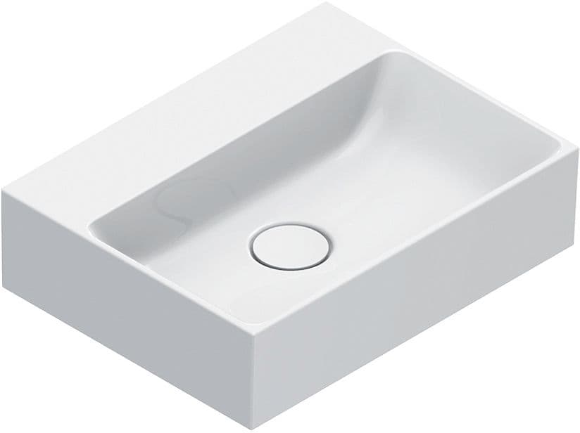 LAVABO PREMIUM CATALANO CATAGLAZE+ 45X35 SANS TROP-PLEIN BLANC