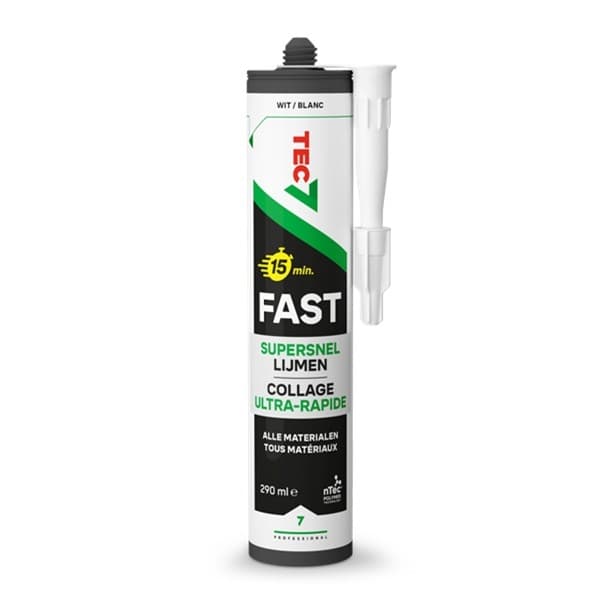 Colle rapide Tec 7 Blanche tube de 290ml