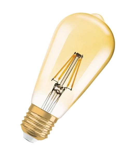 Osram Vintage 1906 Led classic Edison filament Gold 2.8 - 21W / 824 E27 200lm Warm White non dimmabl