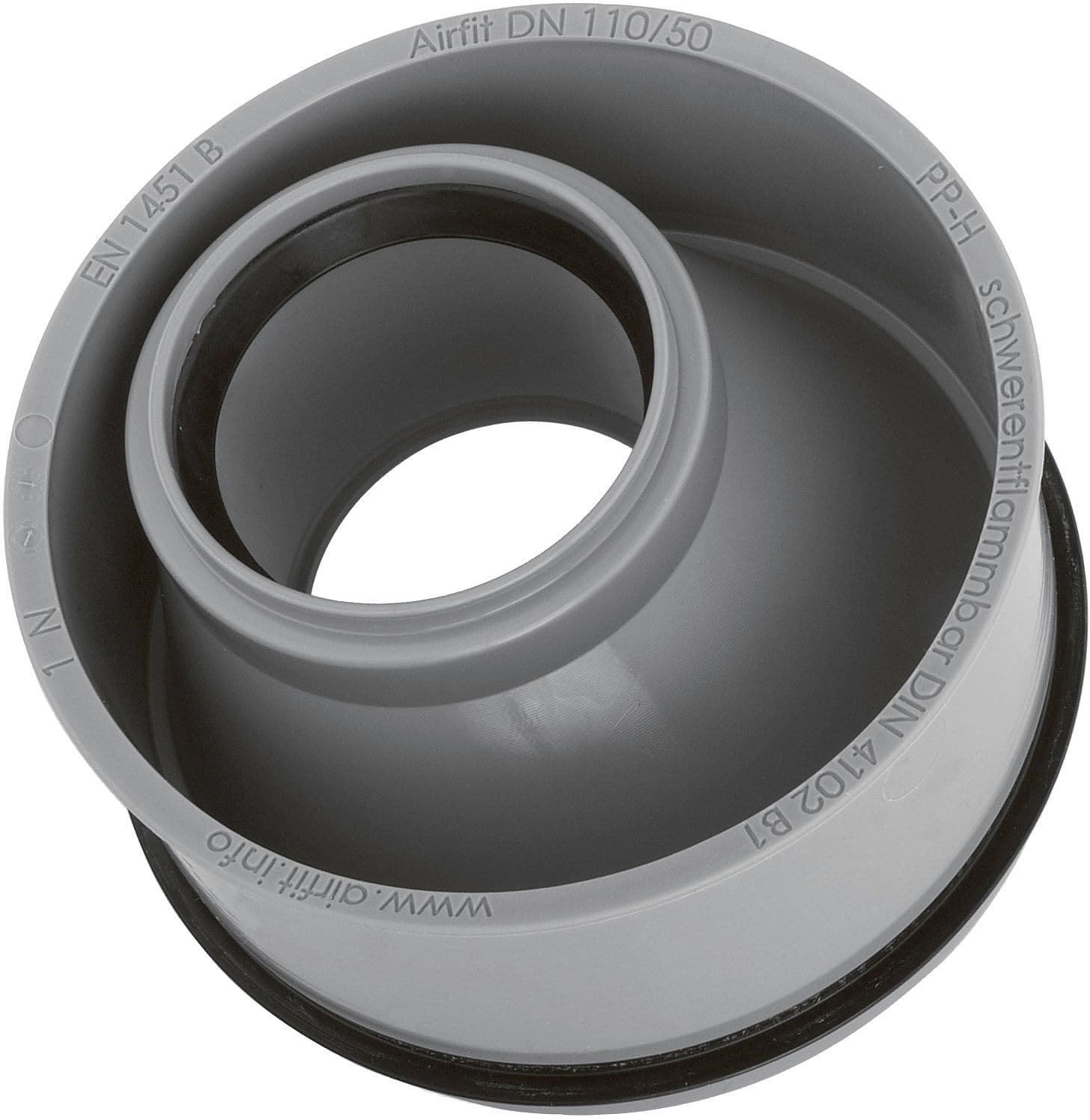 REDUCTION PP-H AVEC CAOUTCHOUC MF AIRFIT 110-90MM