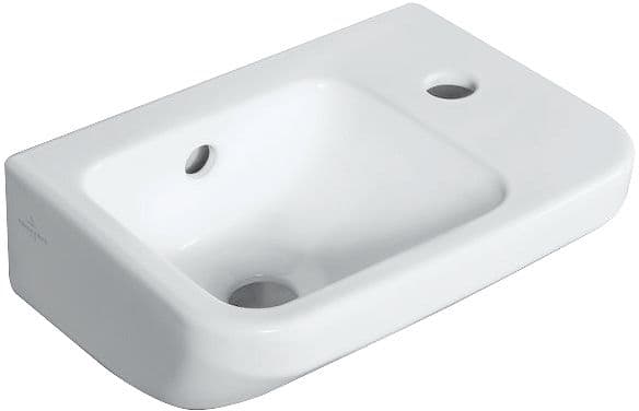 LAVE MAINS ARCHITECTURA VB 36,5X26CM +TROU ROBINET BLANC