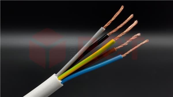 Vtmb 5 G 1.5 Blanc (H05VV-F) en rouleau de 100m