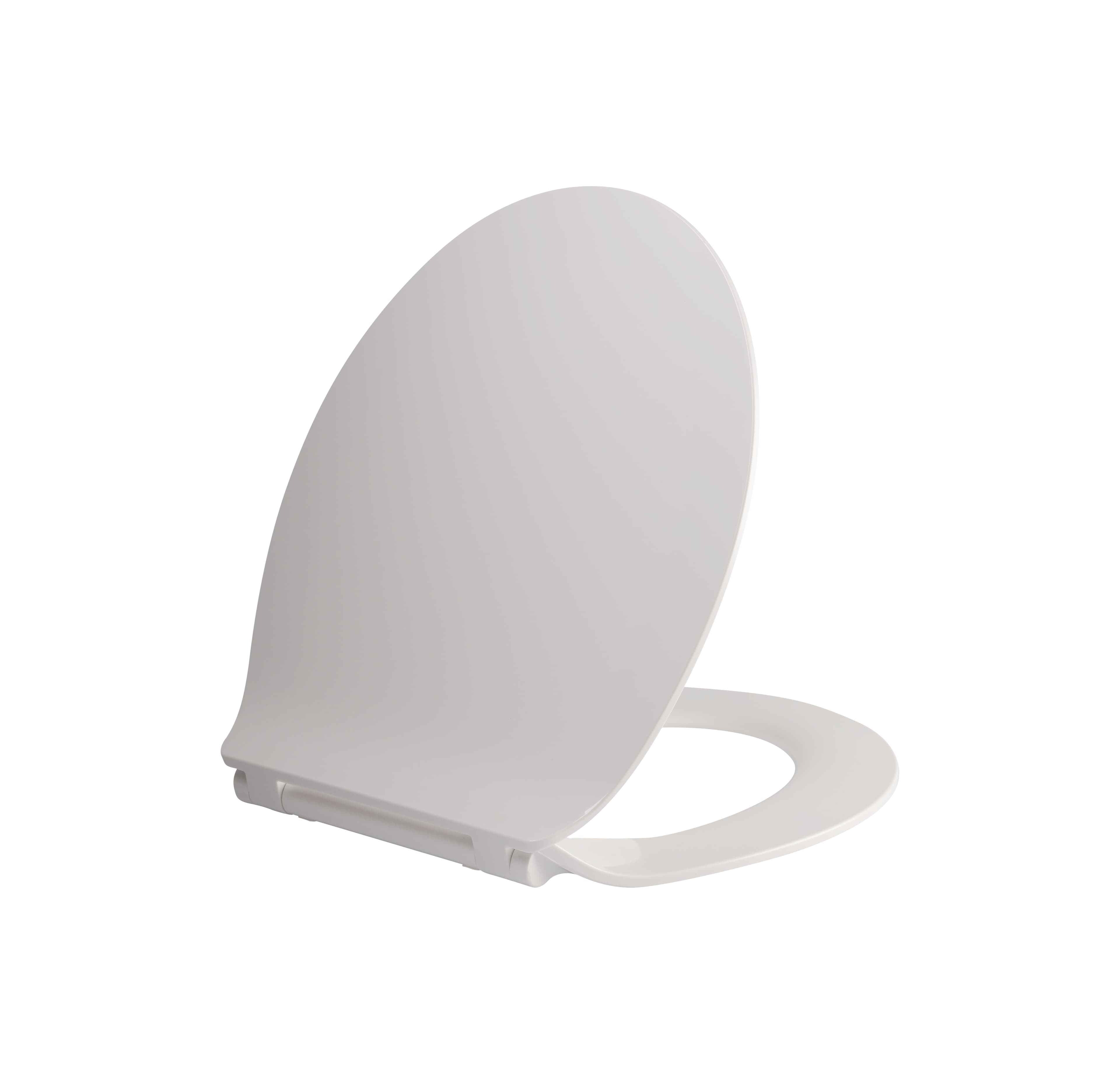 ALONI abattant wc Premium - design slim - soft close - quick release - topfix - Duroplast - charnières en inox - blanc brillant VG-PM0400