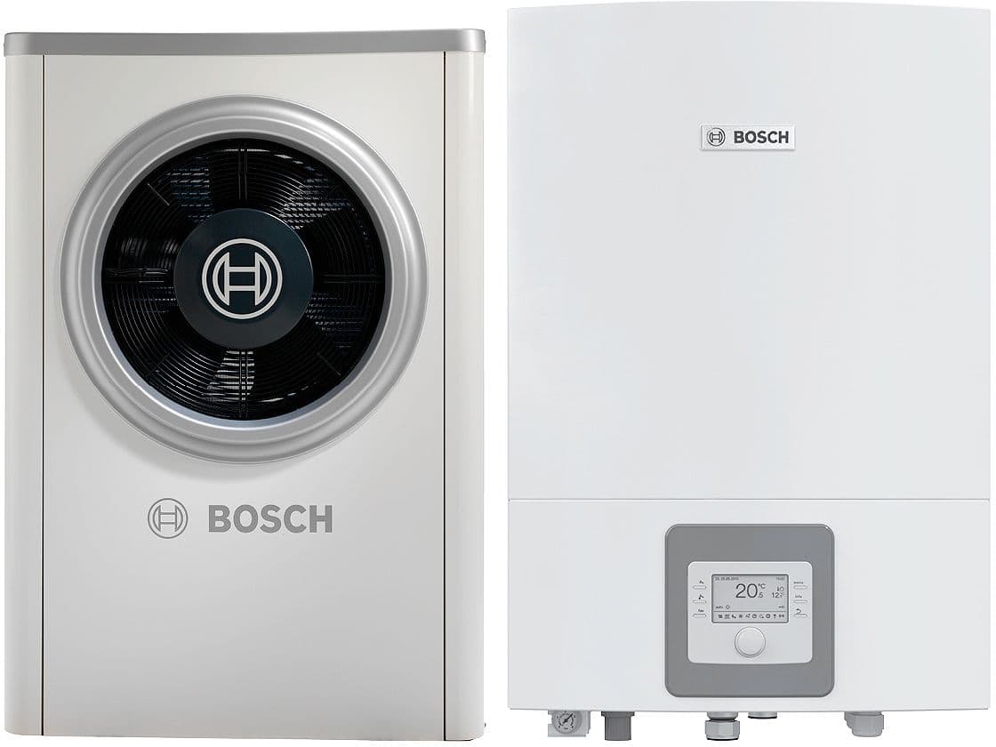 POMPE A CHALEUR AIR/EAU MONOBLOC COMPRESS 6000 AWE BOSCH 11KW TRI 400V ERP A++