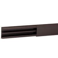 Moulure DLP section 32 x 12.5mm Marron - 2,1m - avec cloison