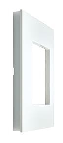 Valena plaque 1 poste Blanc