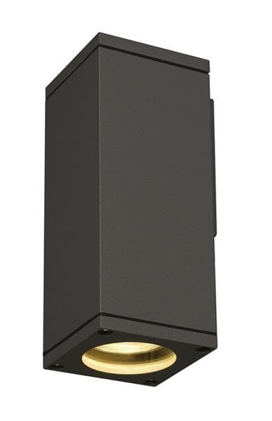 Theo wall Out applique, carré, Anthracite, Gu10, maximum 35W