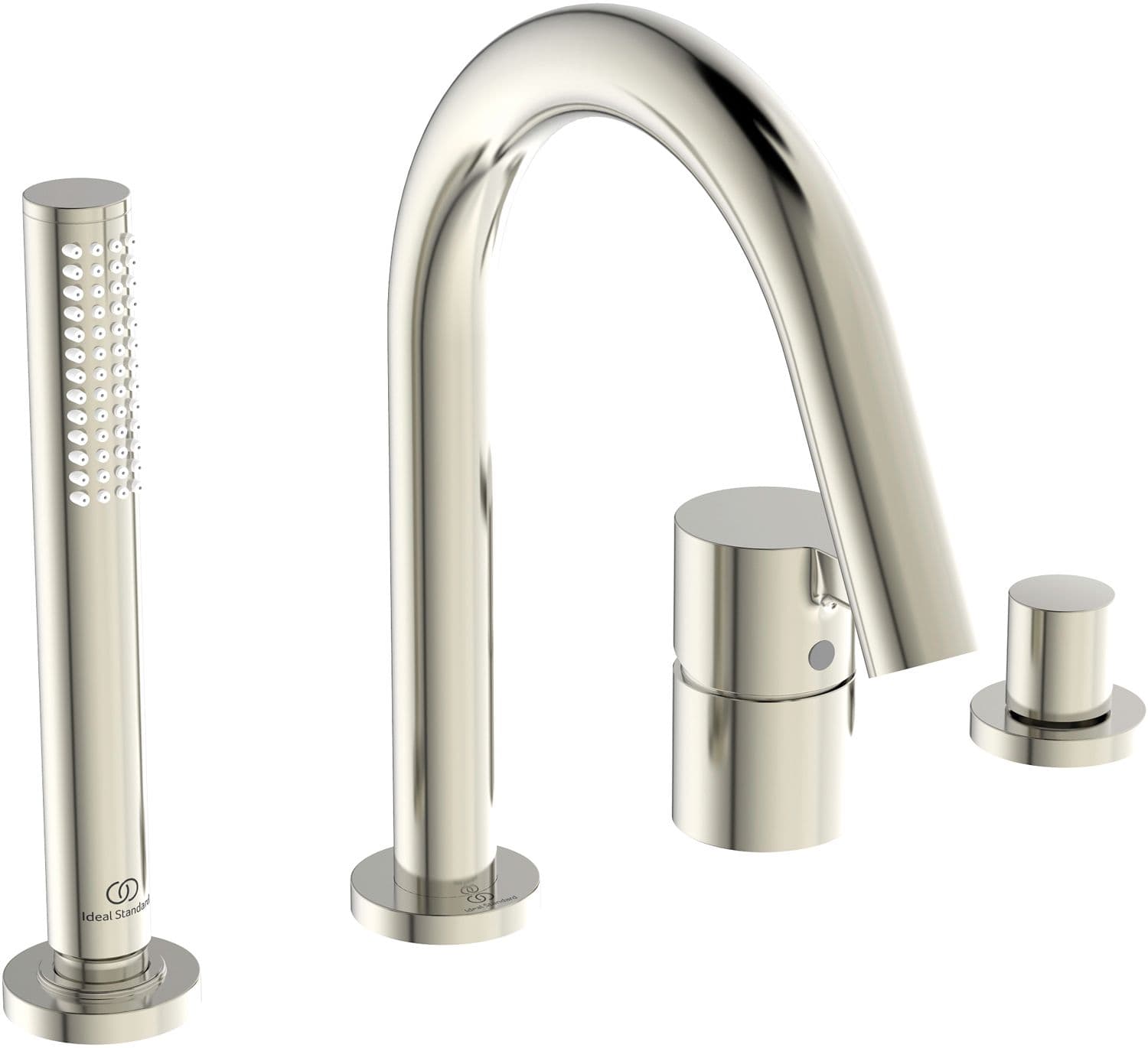 4TROU MELANGEUR BORD DU BAIN BAIN JOY IDEAL STANDARD LOOK RVS