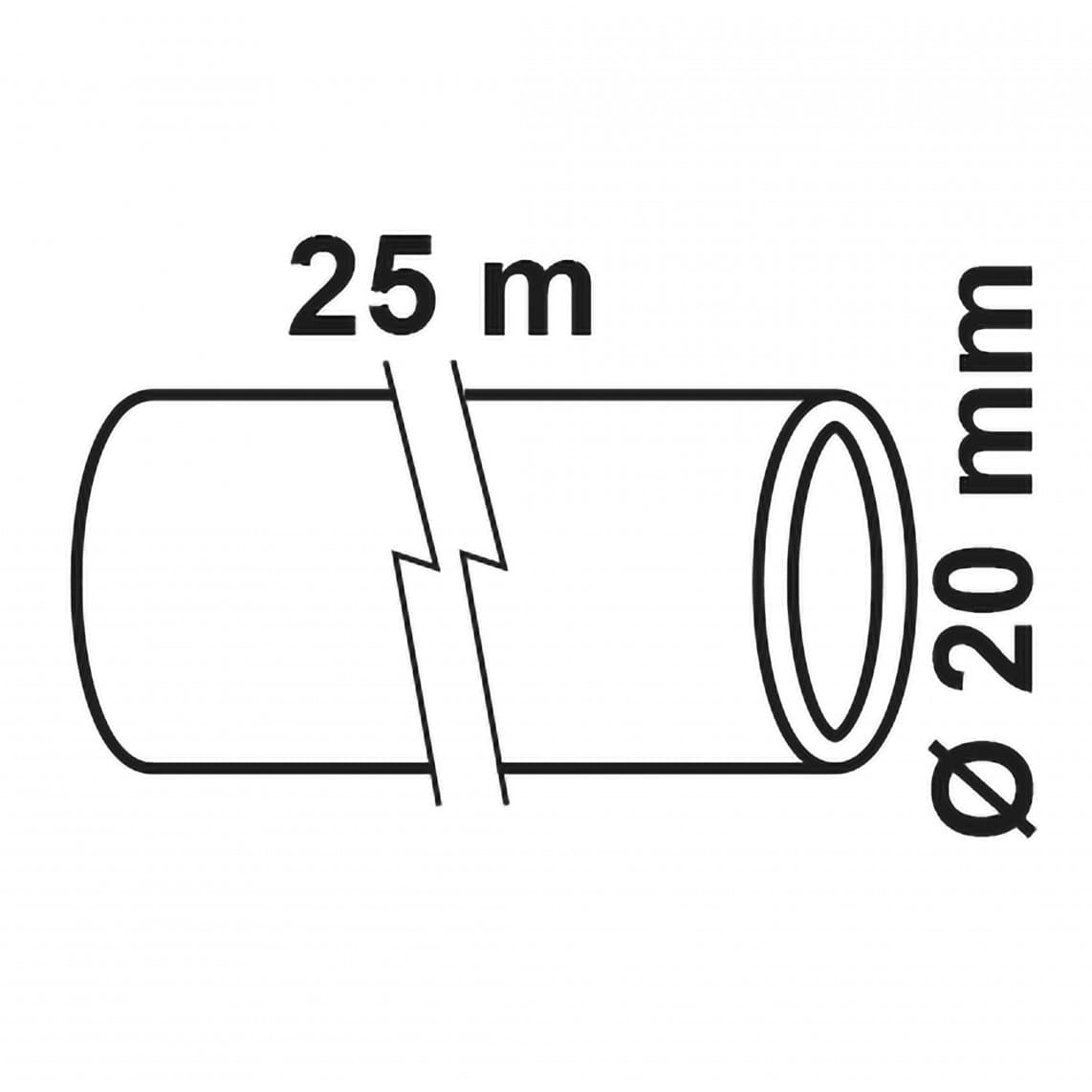 984830155 Tube PEHD/socarex, Ø 20 mm, rouleau 25 m