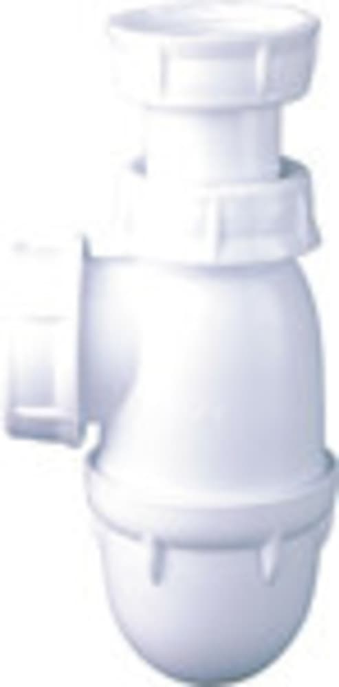 Nicoll siphon bouteille pour lavabo 5/4" D 40 mm PVC blanc