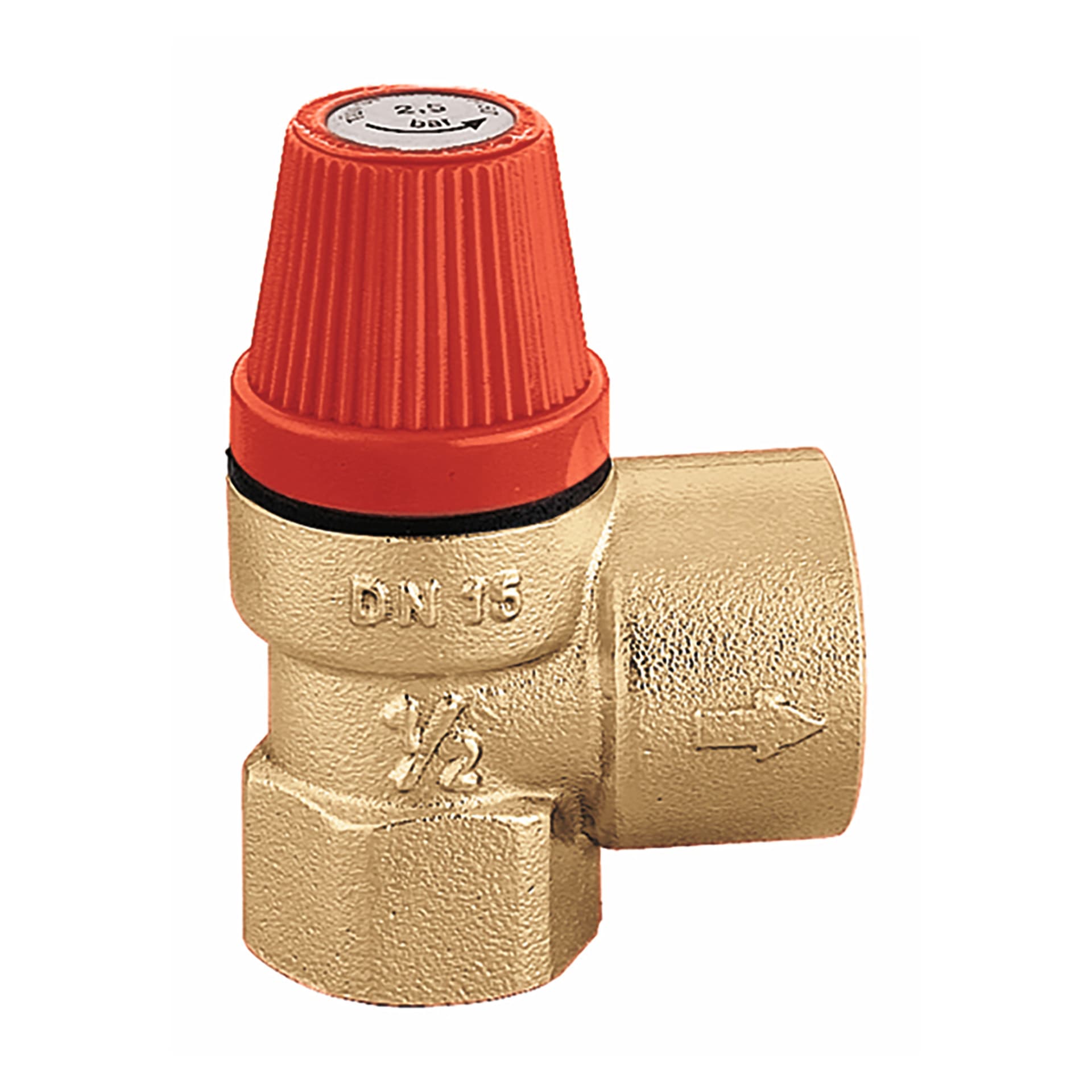 SOUPAPE DE SÉCURITÉ POUR LE CHAUFFAGE 1/2 X3/4 3 BARS 532043