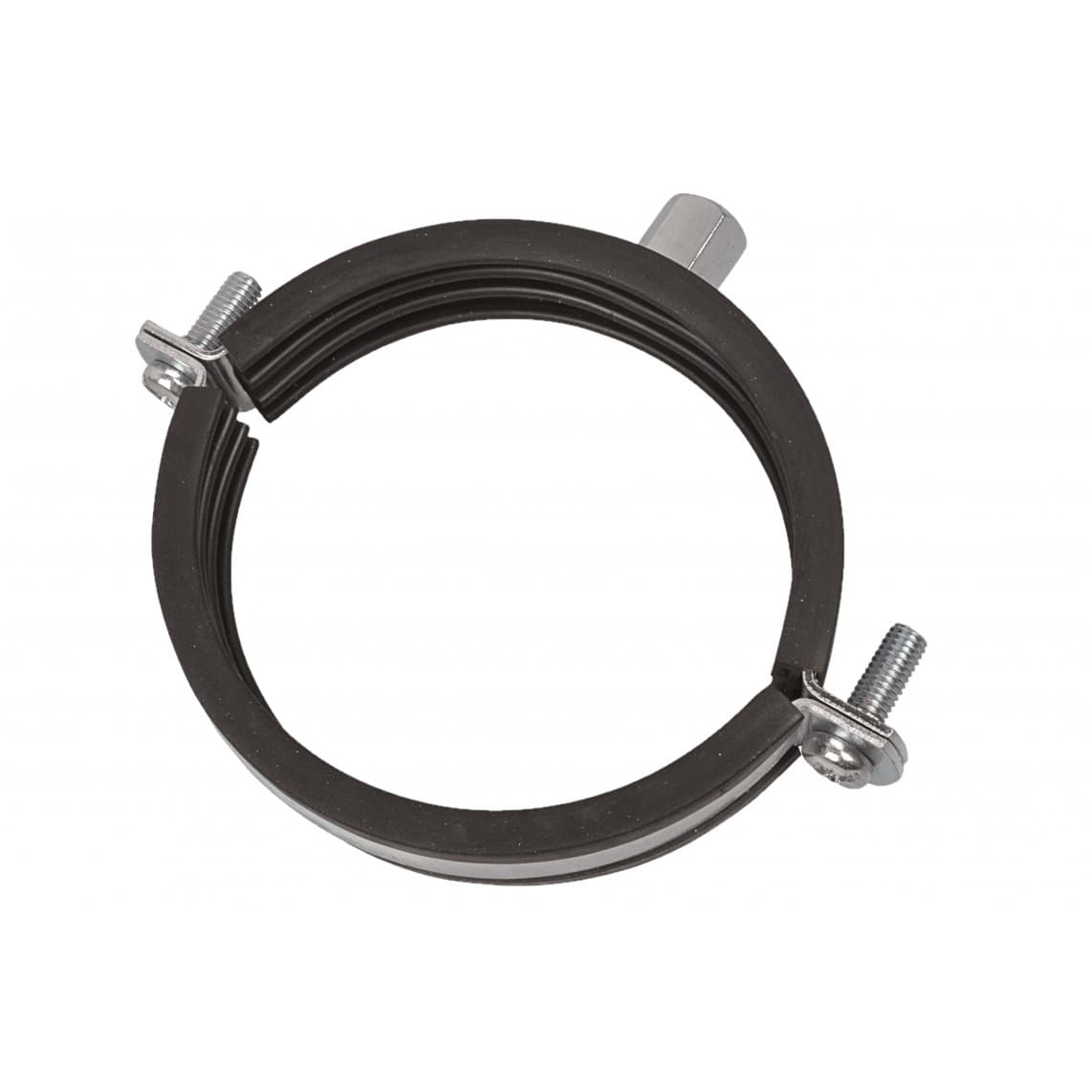 973553117 collier pour tuyau, 108 - 114 mm, insonorisé, pour 4", avec manchon fileté M8