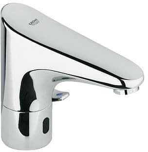 ROBINET DE LAVABO ELECTRONIQUE EUROPLUS E GROHE 6V CHROME