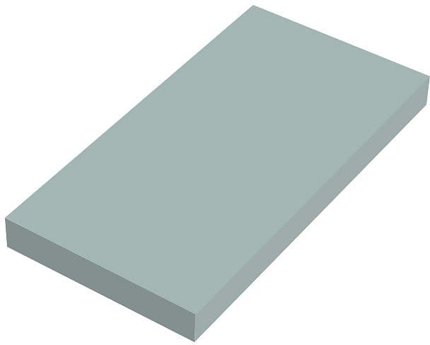 TABLETTE MURALE COFFEE 150X300X19MM JUSQU'A 7KG BLEU AZUR DOUX MAT