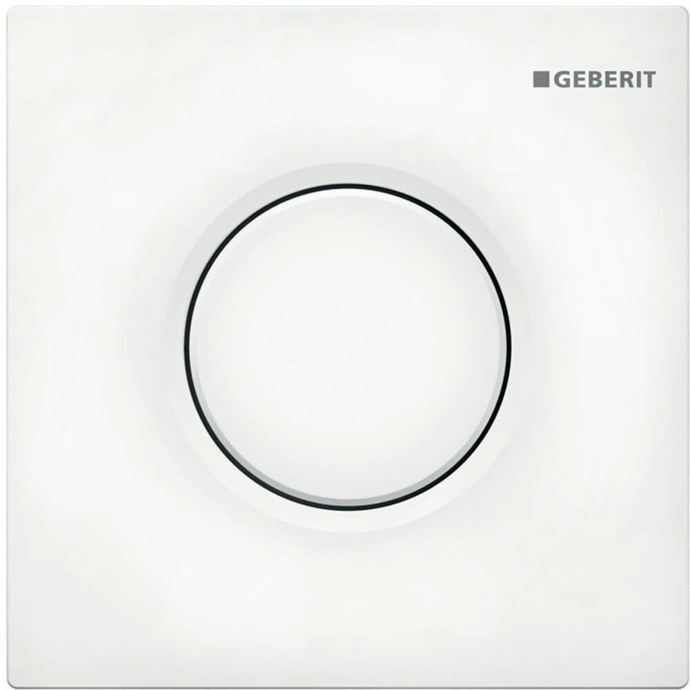 Geberit commande d'urinoir avec déclenchement pneumatique du rinçage blanc
