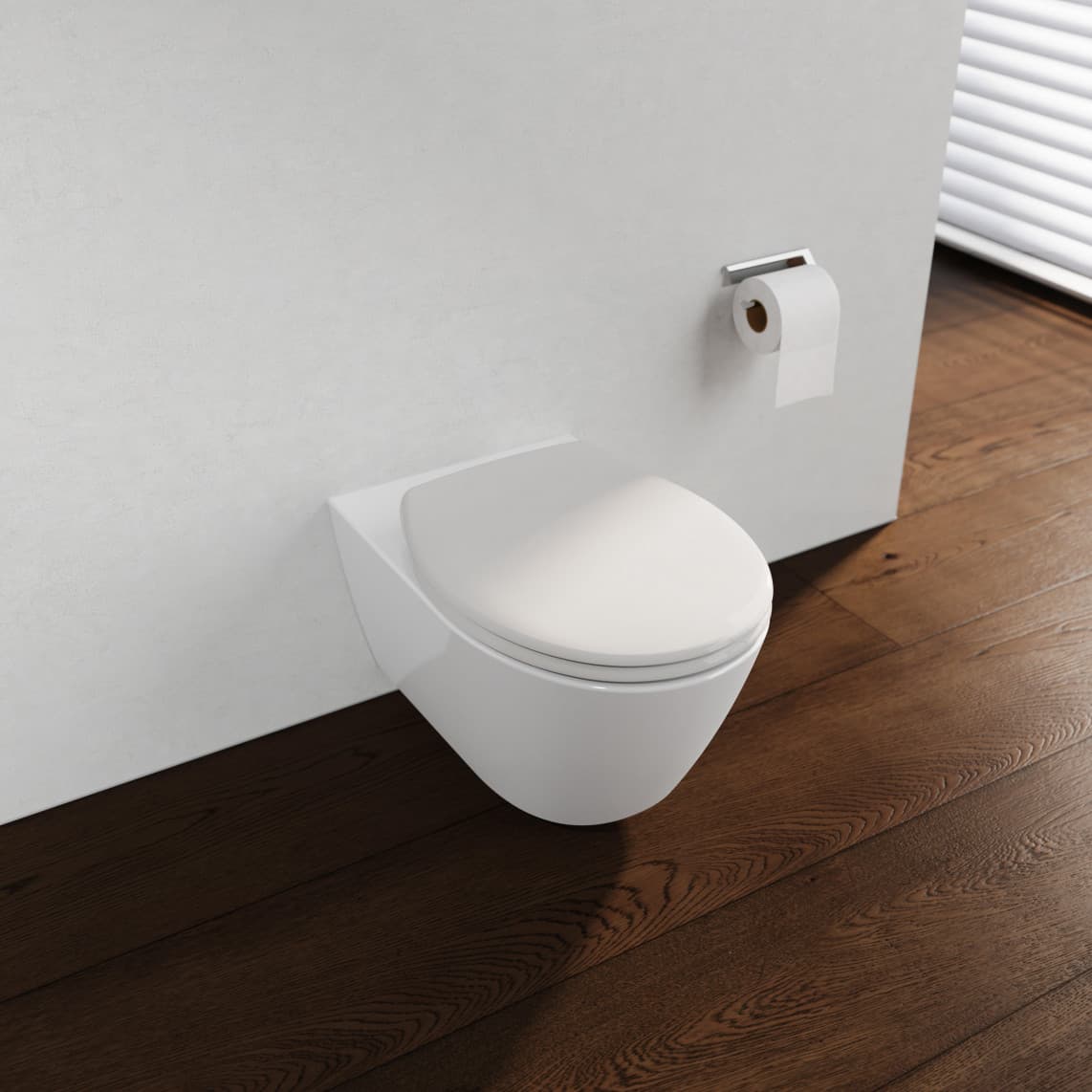 82650 Abattant wc en duroplast WHITE, PREMIUM, avec frein de chute