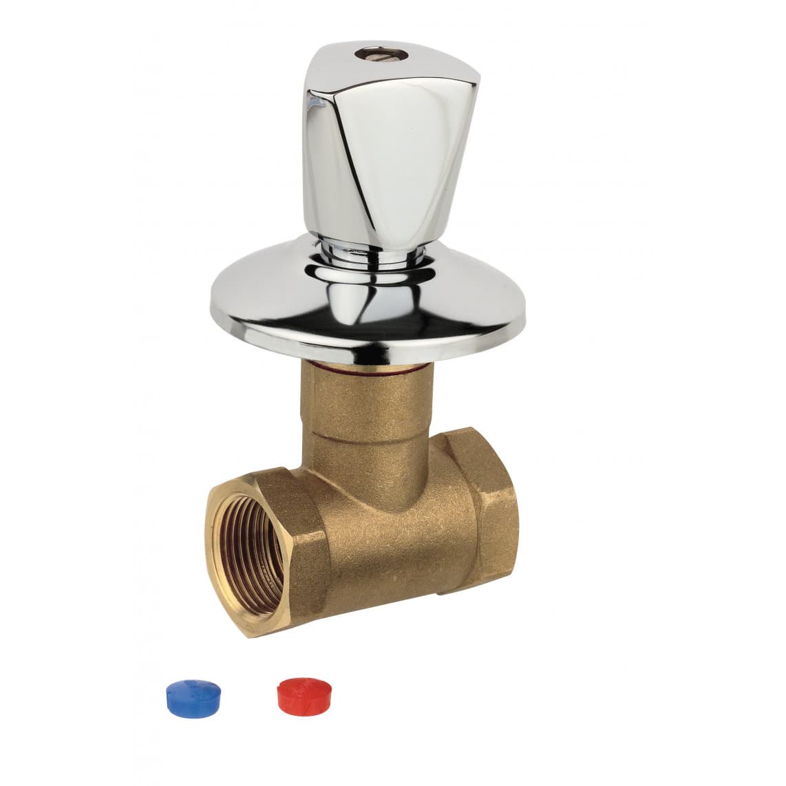 986521113 vanne encastrée, chromé, 1/2" F, avec rosace