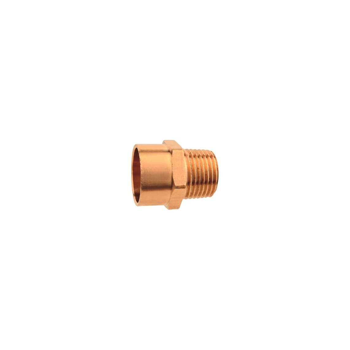 989087655 BR Mamelon de transition, vierge, 15 mm x 1/2" M, 1 manchon (4243g) (10x)