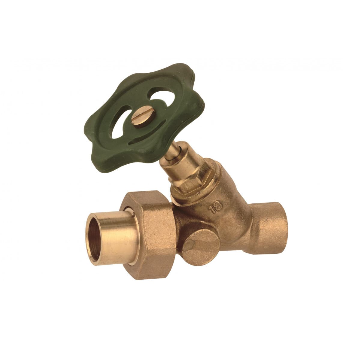 989179055 vanne à siège incliné, 22 mm, sans vidage