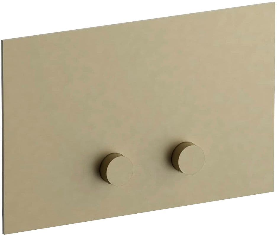 PLAQUE DE COMMANDE 2TOUCHES POUR GEBERIT SIGMA8 SIGM12 ICONA CLASSIC FANTINI MATBRITISHGOLD PVD