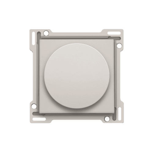 Set de finition pour variateur à bouton rotatif ou régulateur de vitesse, incl. bouton rotatif, couleur light grey
