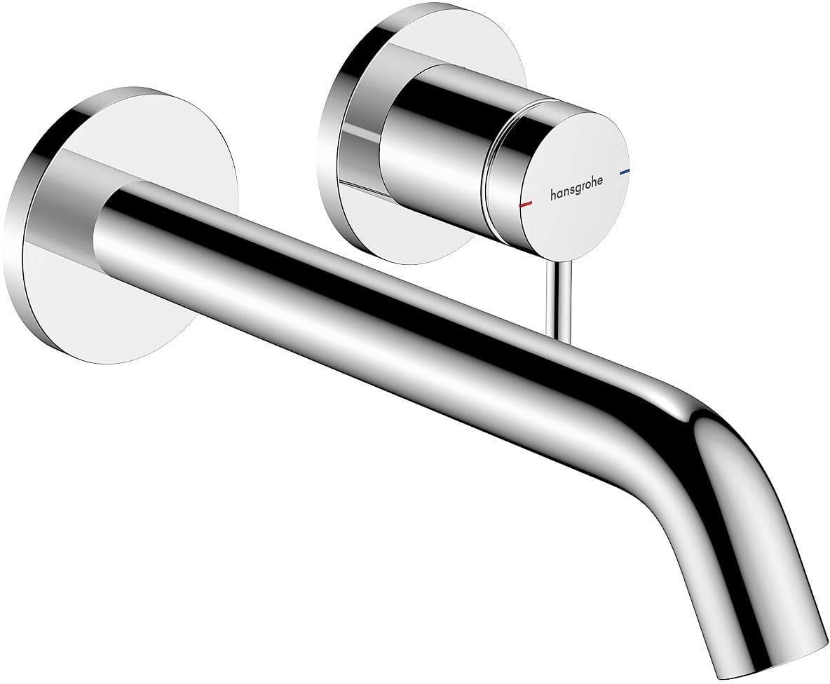 MITIGEUR LAVABO MURAL TECTURIS 225MM HANSGROHE CHROME