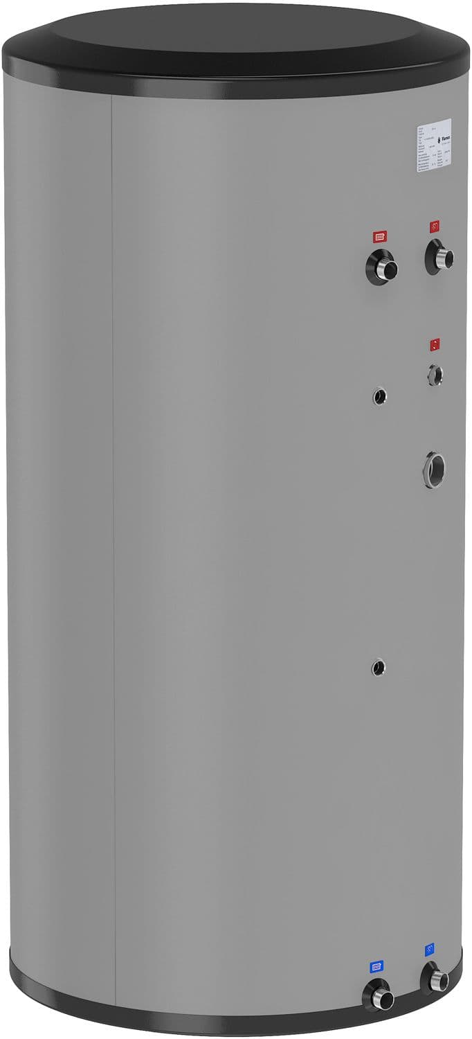 BOILER POUR PAC 1 SERPENTIN INOX FLAMCO 300L GRIS CLASSE ERP B