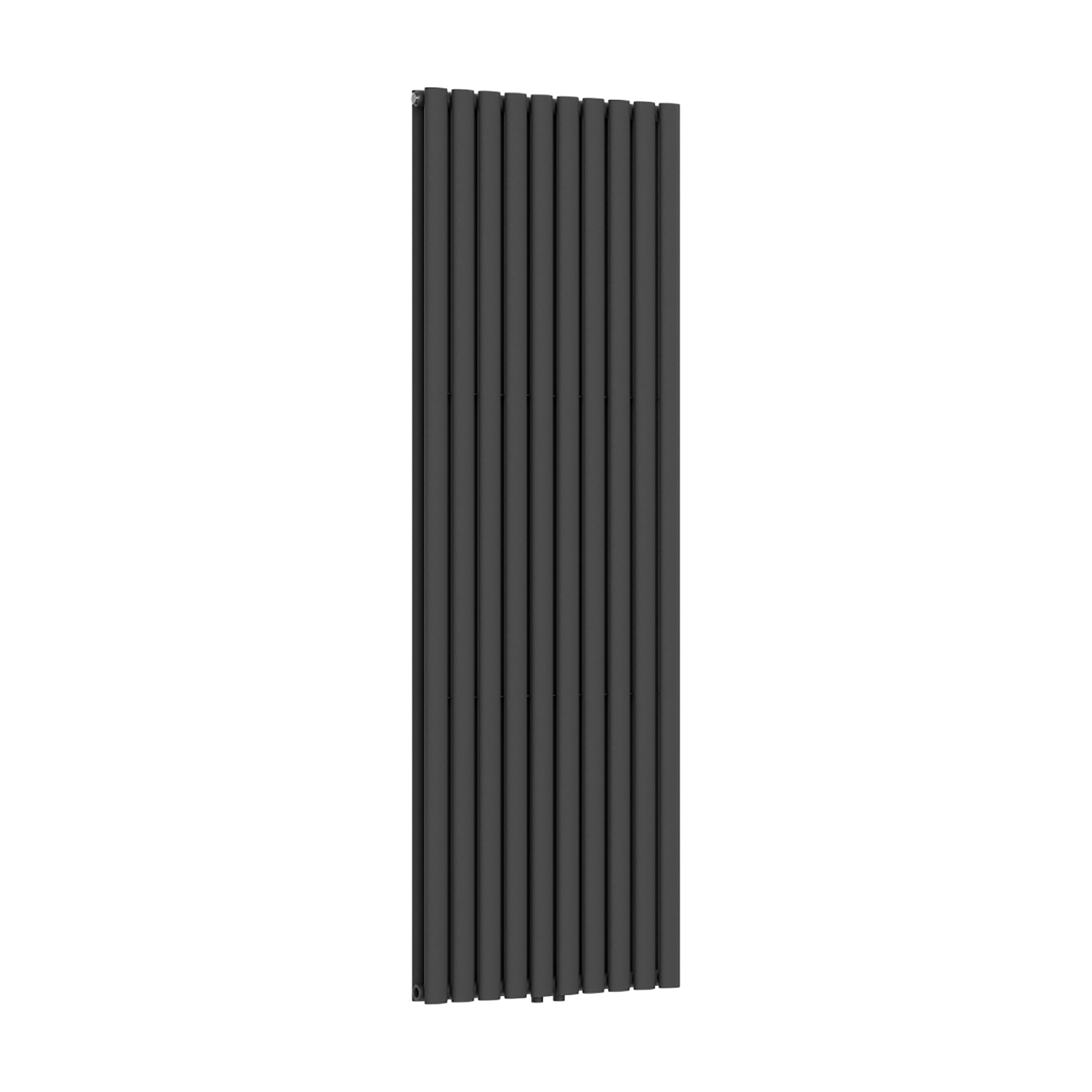 VERTI OVAL RADIATEUR - 1800X600 - DOUBLE - 2X10 ÉLÉMENTS - 2050W - NOIR MAT