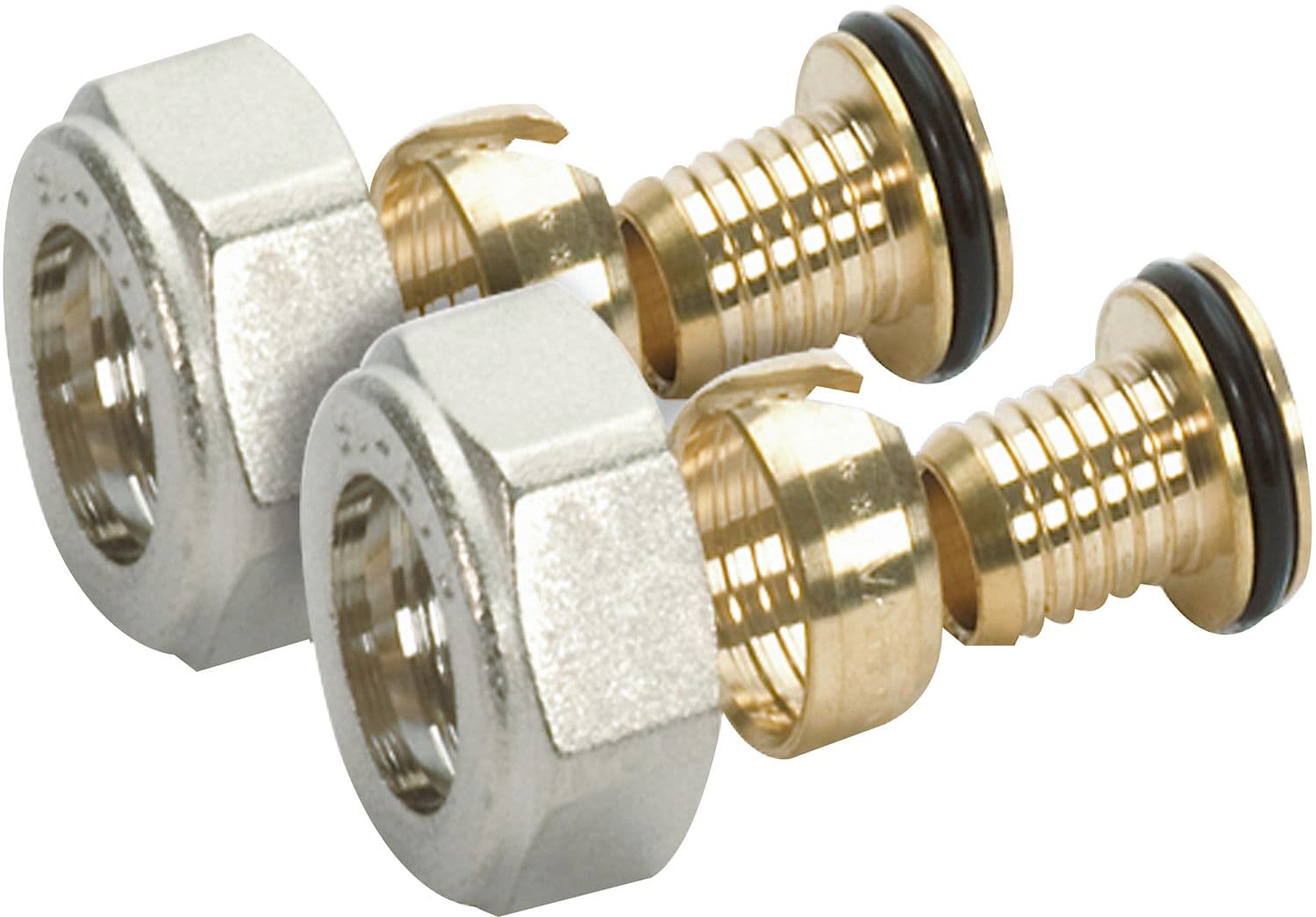 JEU (2 P) DE RACCORDS A COMPRESSION VPE M24-16X2 VIEUX