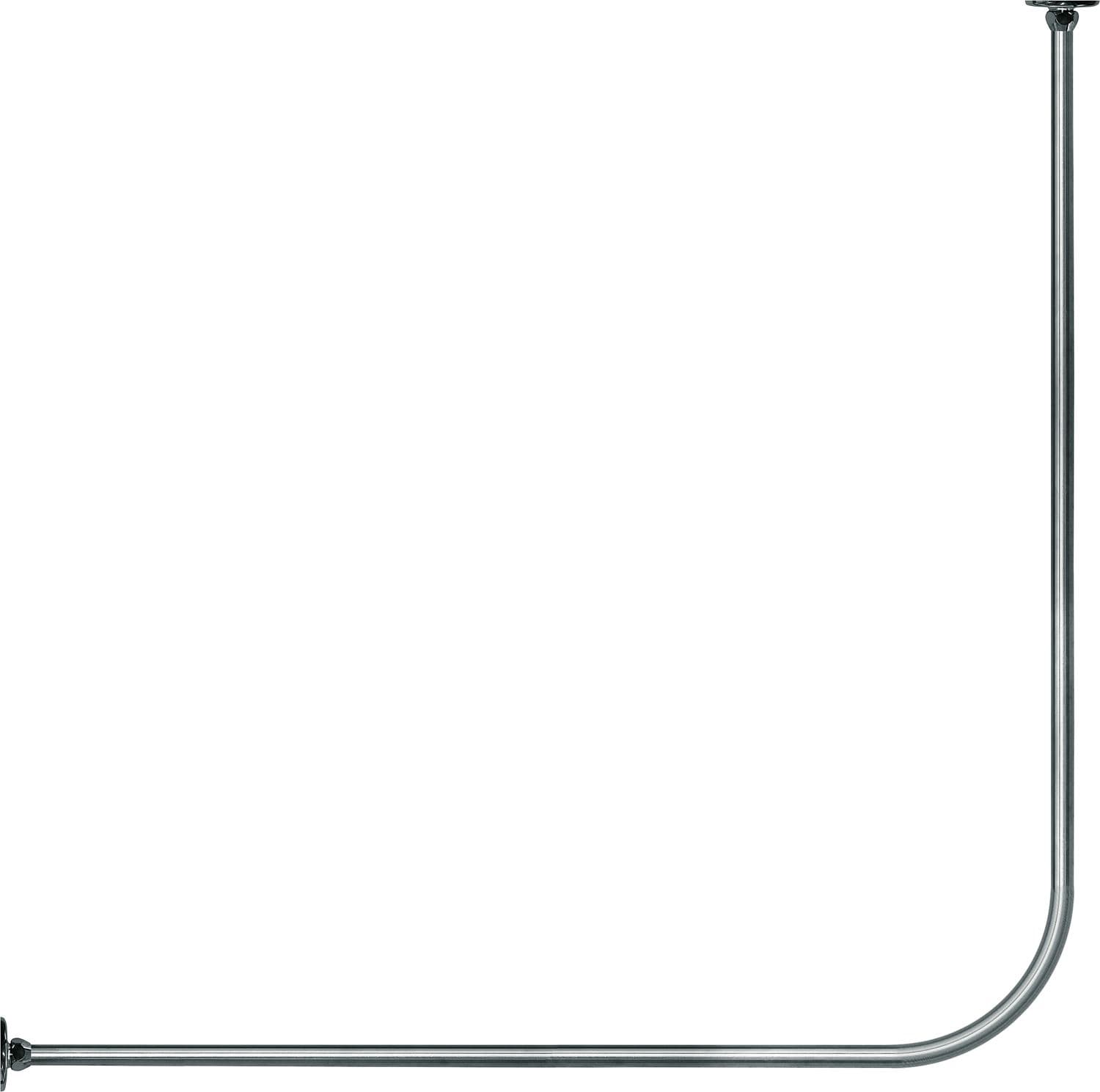 PORTE-RIDEAU EN L 90-90CM AVEC FIXATION