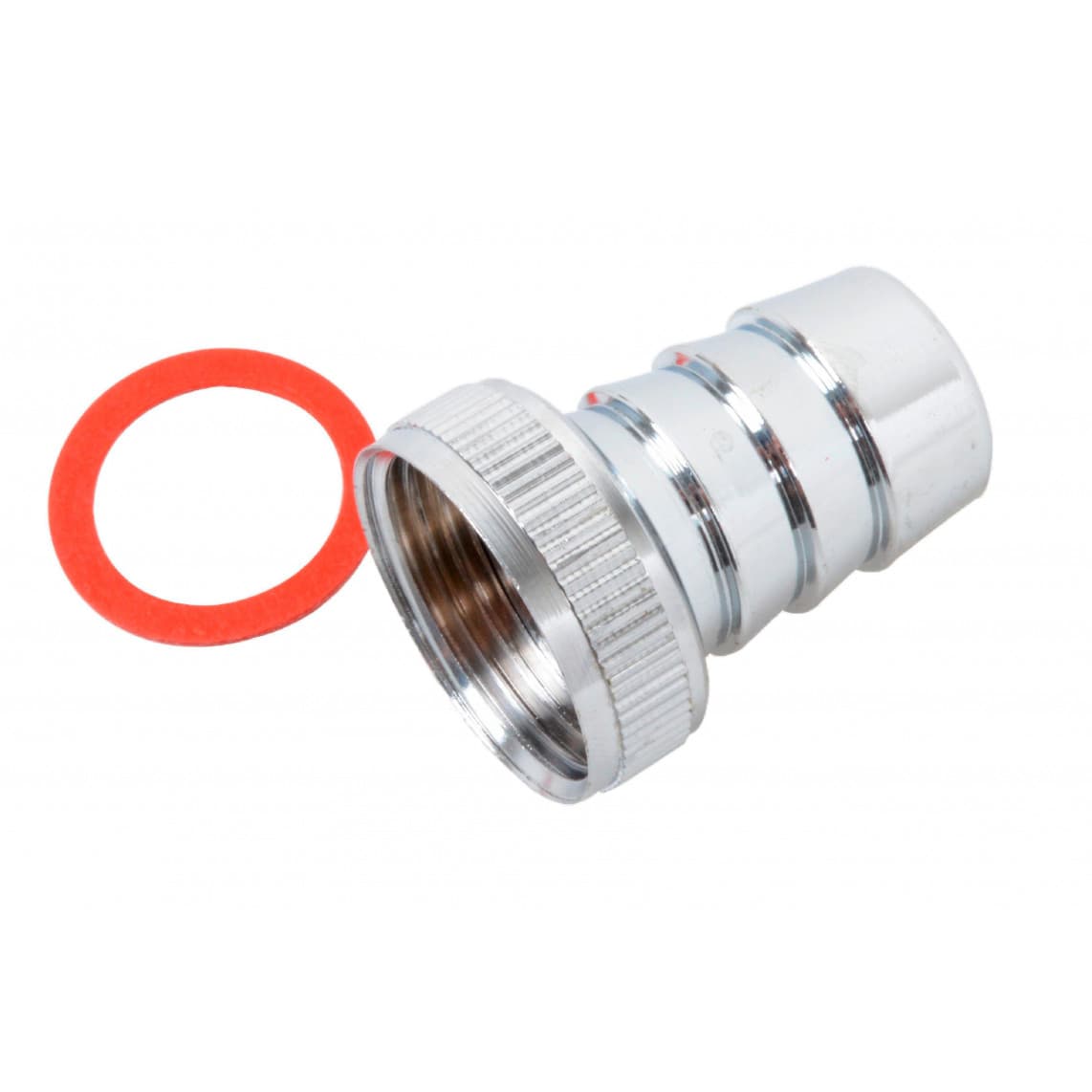 98840120 raccord de tube plongeur, chromé, 3/4" F x 3/4" T