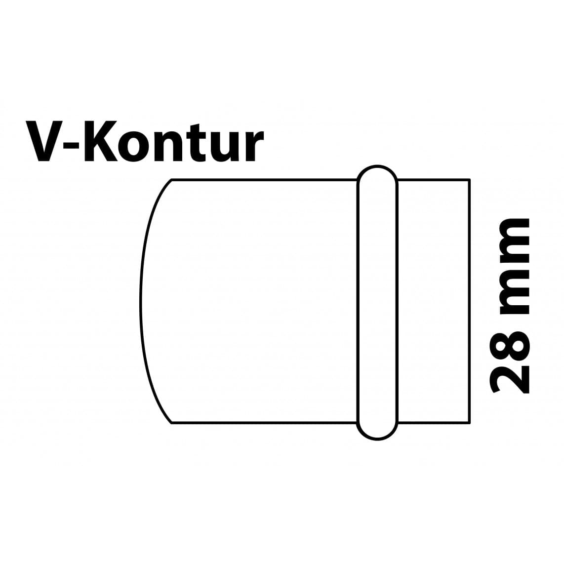 988620454 CU bouchon, vierge, 28 mm, 1 manchon, (P5301),