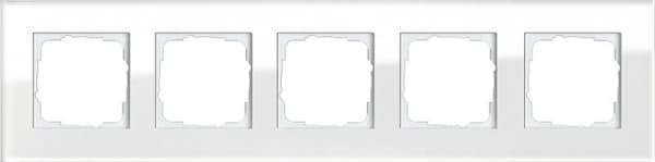 Cadre de finition Gira Esprit Blanc verre Blanc