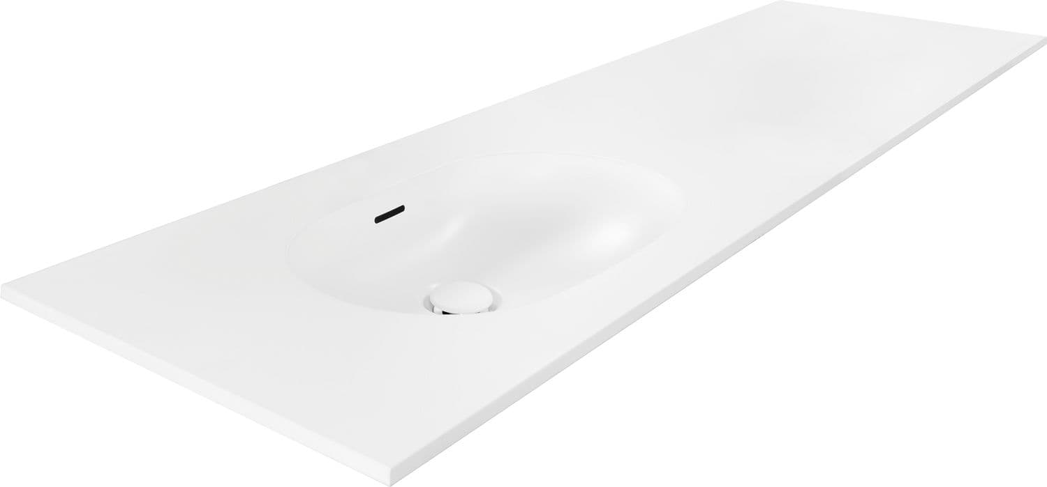 TABLETTE MOLTO/PURO/CRAFT/FOREST 180X50CM 1LAVABO GAUCHE XONYX