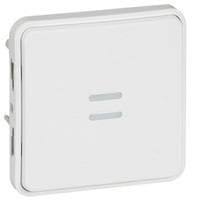 Artic poussoir lumineux 10AX 250V Blanc antibactérien
