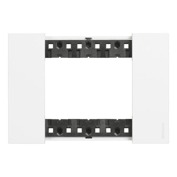 LNow plaque 3 modules Blanc pour support référence K4703