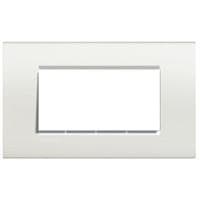 LivingLight - plaque rectangulaire 4 modules Blanc