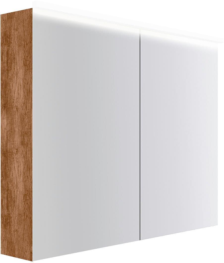ARMOIRE TOILETTE COFFEE 2 PORTES 1000MM 4250K TECTONA DECOR CANNELLE