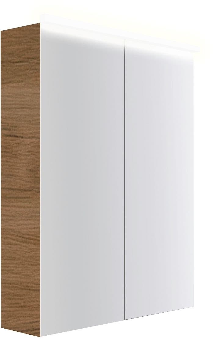 ARMOIRE TOILETTE COFFEE 2 PORTES 600MM 4250K CHENE DECOR CARAMELLE
