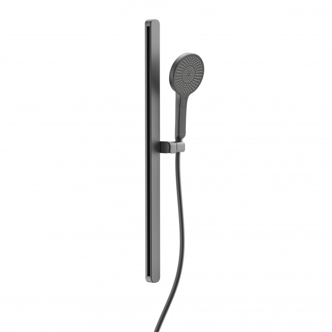64202 KARIBIK Set barre de douche, graphite mat, oval