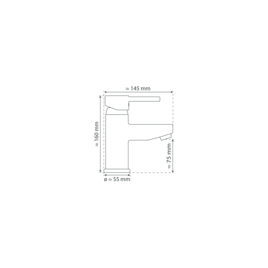 79910 ATLANTA Wastafelkraan, chroom