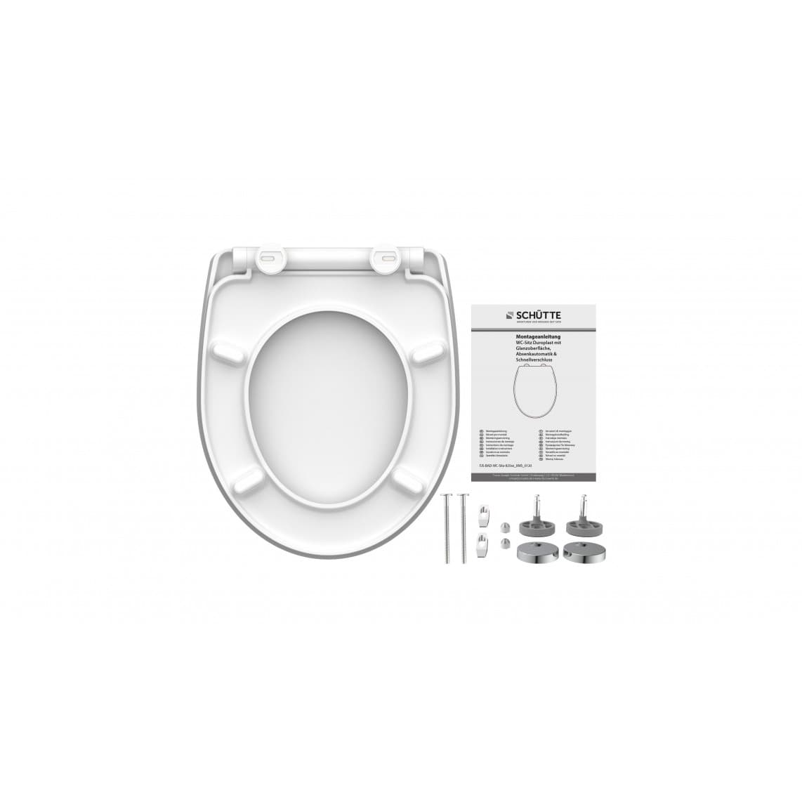 82587 Duroplast HG WC-zitting MAGIC LIGHT, met valrem en afneembaar