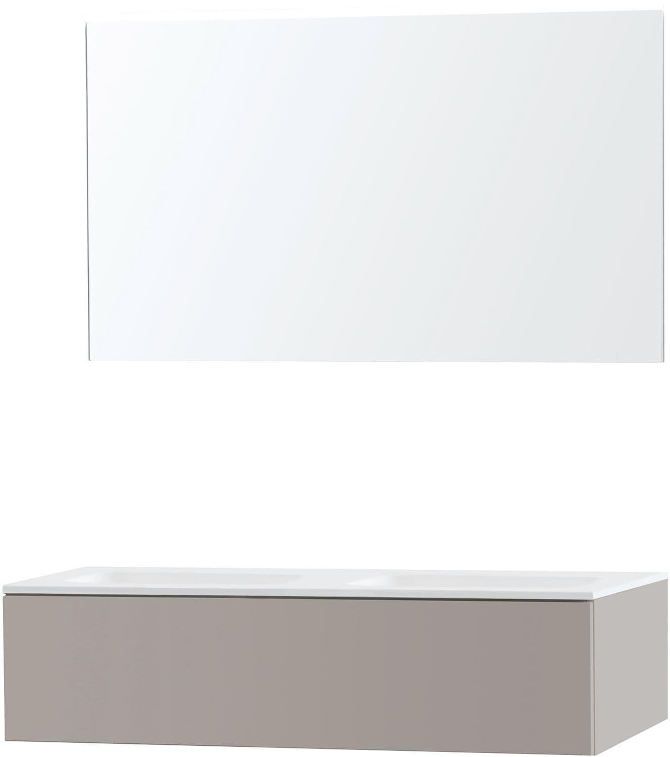MIROIR PURO DUO GRIS 120 1 LADE SOLID MOLTO MIROIR