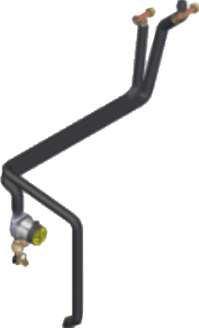 TUYAUTERIE DE CONNEXION ENTRE HERA CONDENS EN BOILER 110L REMEHA