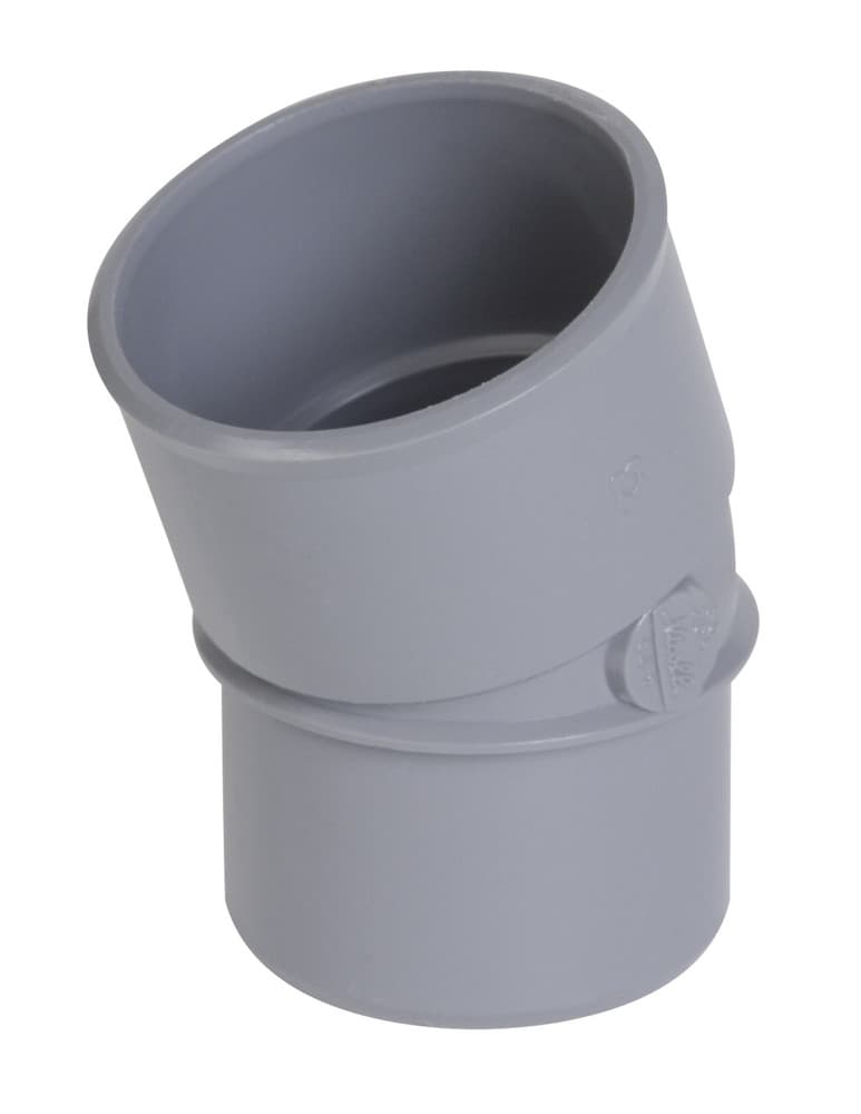 Nicoll raccord à coller PVC coude 20° MF D 40 gris