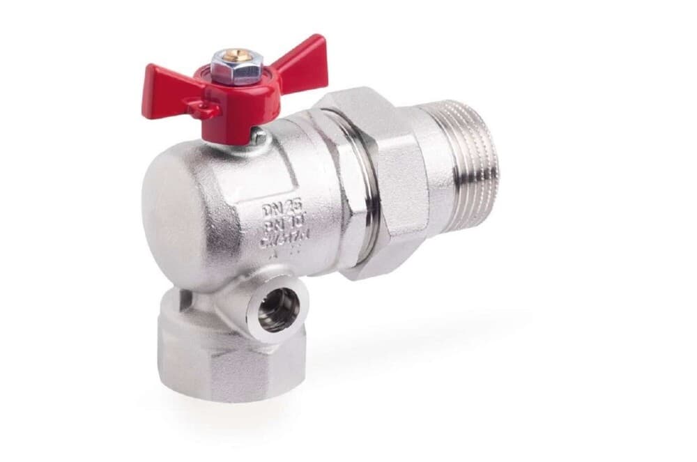 SYSTEMPEX vanne à bille équerre D4/4" rouge
