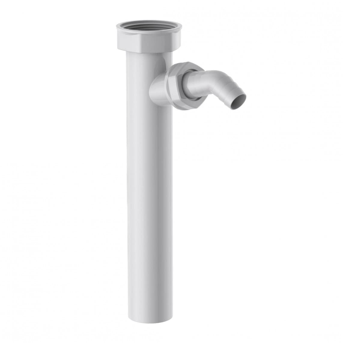 98028050 ECO-SAVE KS Tube plongeur, gris, 1 1/4" F x 3/4"T x 200 mm x 32 mm, avec raccordement d'appareil